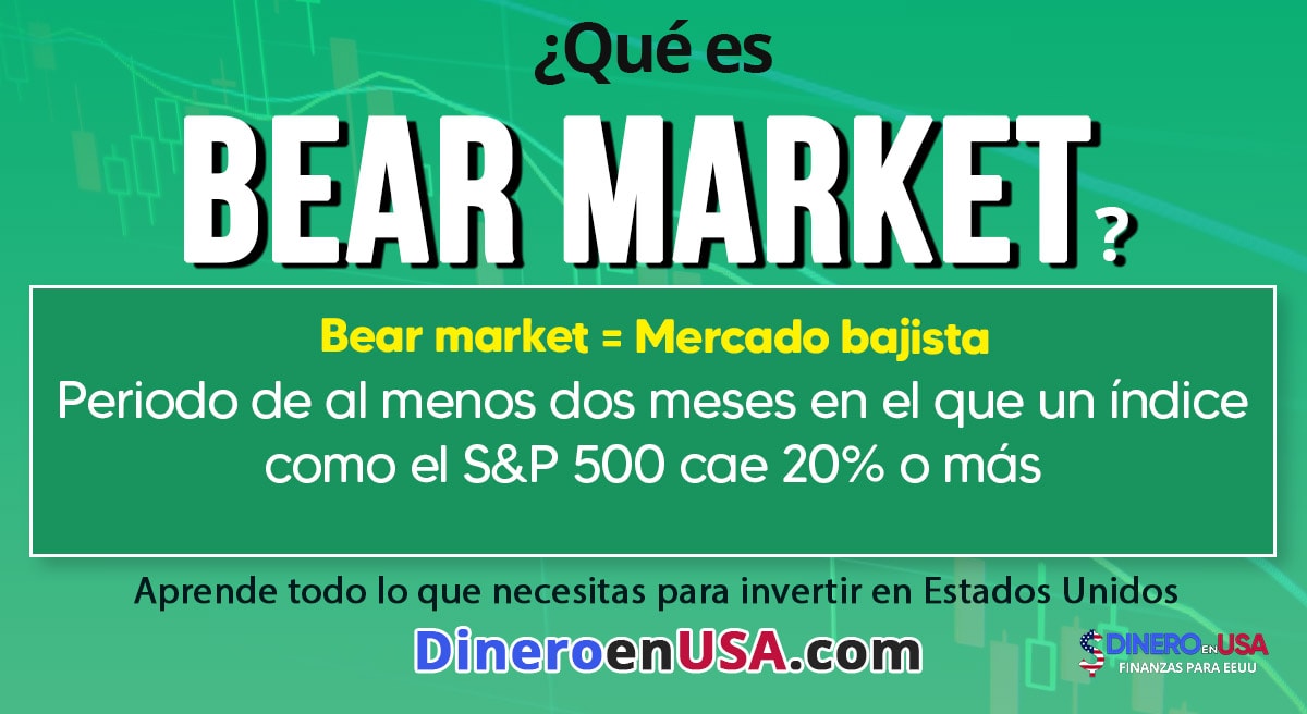 que es bear market mercado bajista
