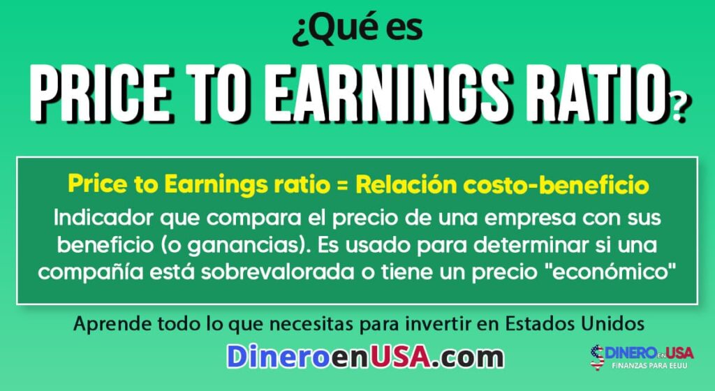 que es Price to Earnings ratio