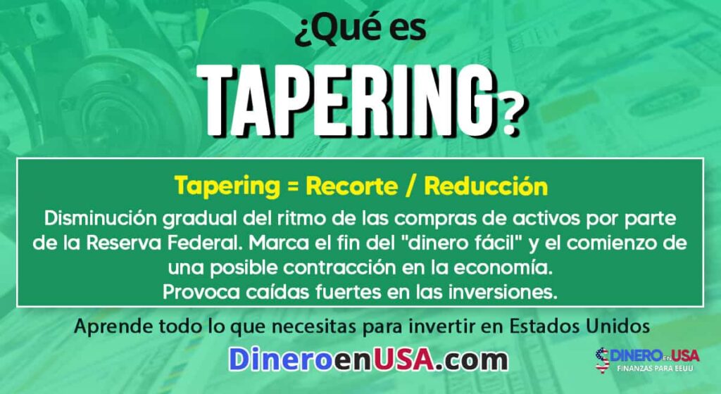 que es tapering fed